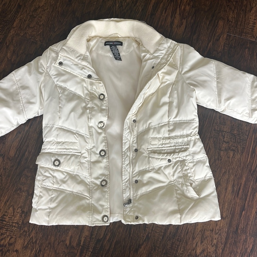 White winter coat